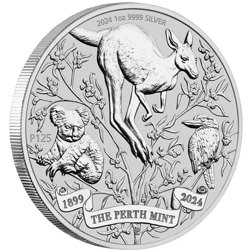 The Perth Mint’s 125th Anniversary 2024 1oz Silver Bullion Coin